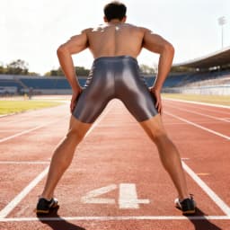 Men's glossy yoga pants casual high elasticity sports fitness suit Tight shorts for running, shiny smooth swim trunks