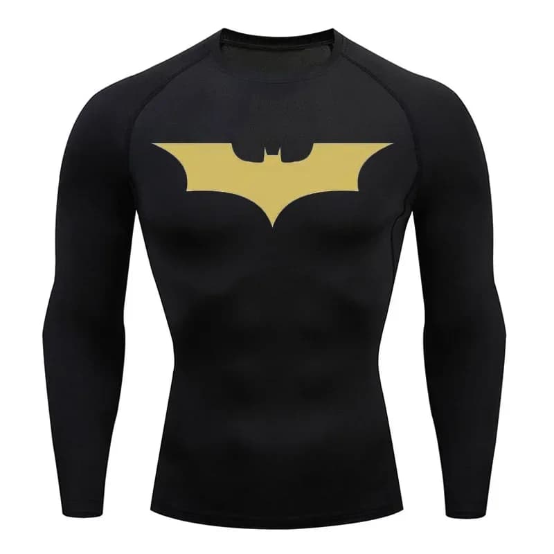 Mens T-shirt Long Sleeve Compression Shemd Sun Protection Second Layer Quick Dry Fitness MmaTop Sport Rashgarda Bodybuilding