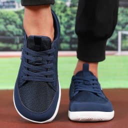 Men's Wide Barefoot Shoes New Fashion Outdoor Running Sneakers Minimalist Large Trendy Mesh Casual Walking Shoes Hot Selling