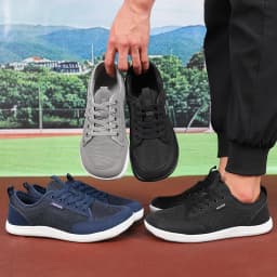 Men's Wide Barefoot Shoes New Fashion Outdoor Running Sneakers Minimalist Large Trendy Mesh Casual Walking Shoes Hot Selling