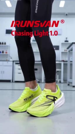 IRUNSVAN Marathon Full Length Carbon Plate Running Shoes Men Cushion Shock Absorbent Triple Rebound Outdoors Road Sports Shoes