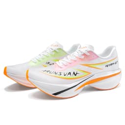 IRUNSVAN Full Palm Innovative Carbon Plate Board Double Knitting Breathable Dual Density Light Weight Fashion Sport Running Shoe