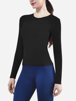 CZGUKE Women's Long Sleeve Fitness T-shirt Yoga Shirt Soft Sports Fitness Four Seasons Breathable Running Sports Slimming Top
