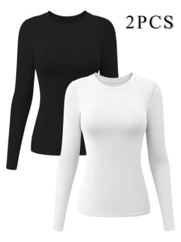 CZGUKE Women's Long Sleeve Fitness T-shirt Yoga Shirt Soft Sports Fitness Four Seasons Breathable Running Sports Slimming Top