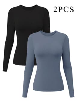 CZGUKE Women's Long Sleeve Fitness T-shirt Yoga Shirt Soft Sports Fitness Four Seasons Breathable Running Sports Slimming Top