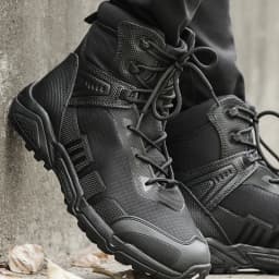 Military Tactical Combat Boots Men Autumn Winter Fleece Work Training Shoes Outdoor Ultralight Waterproof Desert Hiking Boots