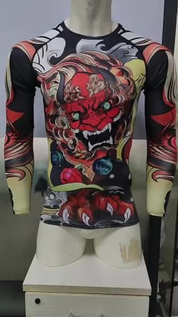 New Boxing Rashguard MMA T-shirt For Men Bjj Gi Kickboxing Jerseys Shirt Sport Long Sleeve Gym Rashgard T-shirts Fight Boxe Tees