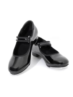 Dynadans Patent Easy Strap Tap Shoe for Girls and Boys (Toddler/Little Kid/Big Kid)