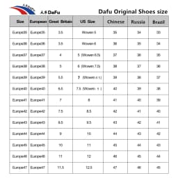 Dafu Original 1920 Black White KungFu Shoes Improved Version Sneakers Men Women Shoes Parkour shoes