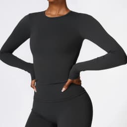 Sports Long Sleeve Shirt Quick Dry Yoga Clothes Gym Top Women Breathable Fitness Yoga Shirt Sportswear Women Workout Top Female
