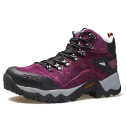 HUMTTO Waterproof Womens Hiking Shoes Luxury Designer Boots for Women Outdoor Climbing Trekking Sneakers New Leather Ankle Boots