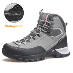 HUMTTO Waterproof Womens Hiking Shoes Luxury Designer Boots for Women Outdoor Climbing Trekking Sneakers New Leather Ankle Boots