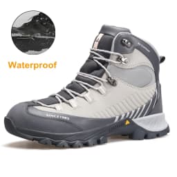 HUMTTO Waterproof Womens Hiking Shoes Luxury Designer Boots for Women Outdoor Climbing Trekking Sneakers New Leather Ankle Boots
