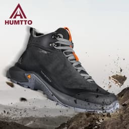 HUMTTO Hiking Shoes Men Outdoor Climbing Camping Hunting Boots Mountain Trekking Sneakers Women's Tactical Wakling Snow Shoes