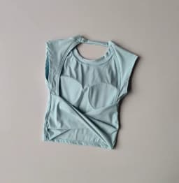 Sexy Short Backless Fixed Chest Pad Sports T-shirt Vest Women's Tight Fitting Quick Drying Slimming Yoga Suit Top Clothing