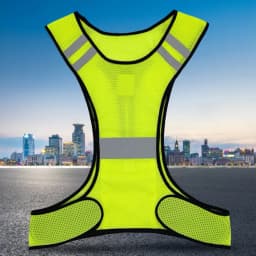 Highlight Reflective Vest Breathable Security Reflective Vest Lightweight Adjustable for Men Women Outdoor Night Riding