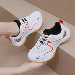 Breathable Mens Womens Badminton Shoes Lightweight Professional Training Sneakers Couple Anti Slip Volleyball Tennis Sport Shoes