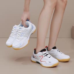 Breathable Mens Womens Badminton Shoes Lightweight Professional Training Sneakers Couple Anti Slip Volleyball Tennis Sport Shoes