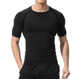 Dagger Print Compression Shirts for Men Athletic Quick Dry Tshirt Tops Rash Guard Gym Workout Running Baselayers Undershirts