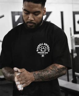 Barbell Brigade 2025 Men's Summer Gym T-Shirt Cotton Short Sleeve Bodybuilding Fitness Training Muscle Tees Fashion Sportswear