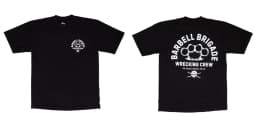 Barbell Brigade 2025 Men's Summer Gym T-Shirt Cotton Short Sleeve Bodybuilding Fitness Training Muscle Tees Fashion Sportswear