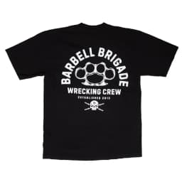 Barbell Brigade 2025 Men's Summer Gym T-Shirt Cotton Short Sleeve Bodybuilding Fitness Training Muscle Tees Fashion Sportswear