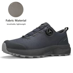 HUMTTO Leather Hiking Shoes 2024 Winter Camping Men's Sports Shoes Breathable Trekking Boots Man Outdoor Safety Sneakers for Men