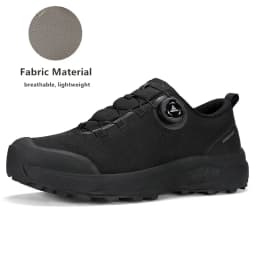 HUMTTO Leather Hiking Shoes 2024 Winter Camping Men's Sports Shoes Breathable Trekking Boots Man Outdoor Safety Sneakers for Men