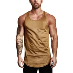 Plain Men Fitness Running Slim Fit Tank Tops Mesh Breathable Sleeveless Quick Dry Singlets Gym Bodybuilding Workout Muscle Shirt