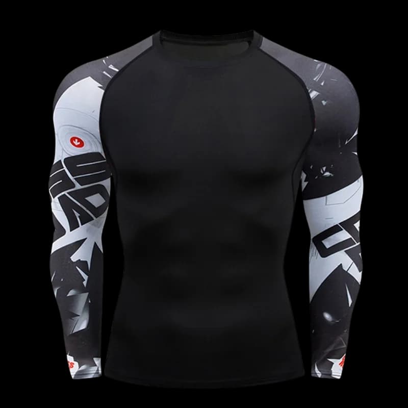 Cody Lundin Men's Compression Gym Wear Swim T Shirt Wholesale Men Gym Wear Slim Fit Rash Guard Compression T Shirt