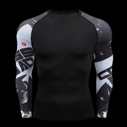 Cody Lundin Men's Compression Gym Wear Swim T Shirt Wholesale Men Gym Wear Slim Fit Rash Guard Compression T Shirt