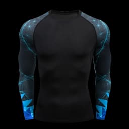 Cody Lundin Men's Compression Gym Wear Swim T Shirt Wholesale Men Gym Wear Slim Fit Rash Guard Compression T Shirt