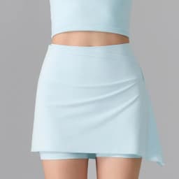 Women's 2-in-1 Anti-Sheer Sports Skort – Running Workout Tennis Badminton Pilates Yoga Shorts Skirt for Spring Summer Activewear