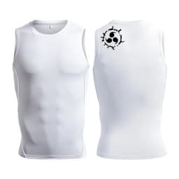 Anime Graphic Sleeveless Compression Shirt For Men Athletic Quick Dry Tank Tops Tees Gym Workout Fitness Running Vest Baselayers