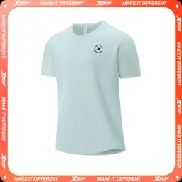 Xtep Short Sleeve Round-Neck T-Shirt For Men 2025 Spring Quick-Drying Sports Training Breathable Outdoor Cool Tops 875229010174