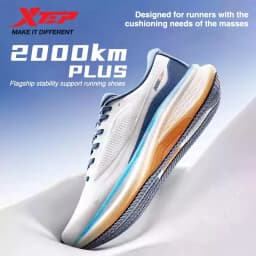 Xtep 2000km Plus Running Shoes 2025 New Spring Comfortable Anti-slip Cushioned Men's Training Jogging Sneakers 875319110001