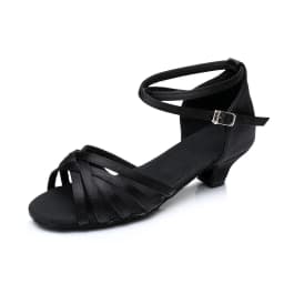Dance Shoes for Girls and Women, Latin Ballroom Shoes, Modern Tango Dancing Performance Shoes, Salsa Sandals, 3.5 Cm Heel