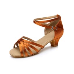 Dance Shoes for Girls and Women, Latin Ballroom Shoes, Modern Tango Dancing Performance Shoes, Salsa Sandals, 3.5 Cm Heel