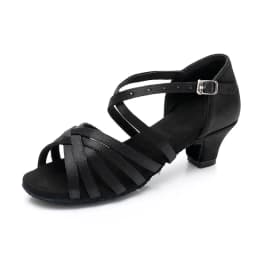 Dance Shoes for Girls and Women, Latin Ballroom Shoes, Modern Tango Dancing Performance Shoes, Salsa Sandals, 3.5 Cm Heel