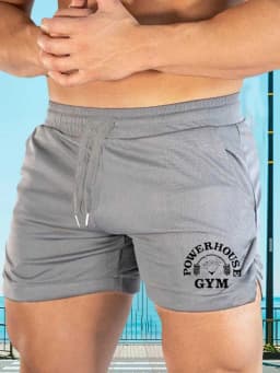 New Men's quick drying breathable printed sports shorts, fitness running shorts, outdoor training shorts, fitness shorts