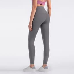 Solid Color High Waist Yoga Legging Athletic soft Women Sport Pant Tight Butter Gym Comprehensive Training Jog Back Waist Pocket