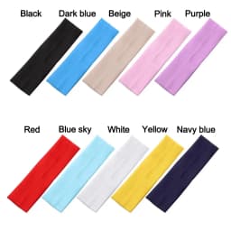 1PC Yoga Hair Bands Solid Color Sports Elastic Headbands Ribbon Fitness Yoga Headwear for Women Hair Accessories