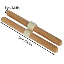 Resistance Band Wooden Beech Handle Portable Exercise Equipment Shoulder and Joint Rehabilitation Home Fitness
