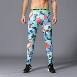 Men's Compression Pants Camouflage Sports Leggings Men Training Leggings Quick Dry Trousers Fitness Pants Running Jogging Tights