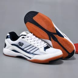 Professioanal Men Tennis Sneakers Breathable Table Tennis Shoes for Women Light Tennis Training Shoes Non Slip Outdoor Sneakers