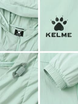 Kelme Men's Running Jacket Thin Hooded Raincoat Outdoor Running Windproof Jacket Fitness Mountaineering Windbreaker