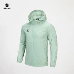 Kelme Men's Running Jacket Thin Hooded Raincoat Outdoor Running Windproof Jacket Fitness Mountaineering Windbreaker