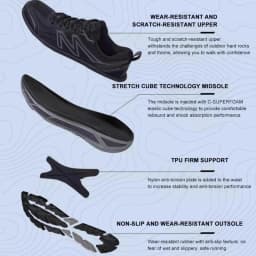 GOLDEN CAMEL Sports Shoes Men Women Sneakers Motion Control Outdoor Casual Running All-terrain Jogging Shoes for Men Breathable