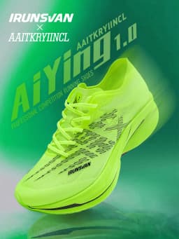 IRUNSVAN Professional Running Shoes Full Length Carbon Plate Marathon Casual Running Shoes for Men and Women 095