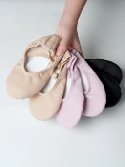PU Ballet Shoes for Toddler Girls Children Dance Shoe Leather Ballet Flats Kids Soft Sole Gymnastics Shoes Dancing Slippers